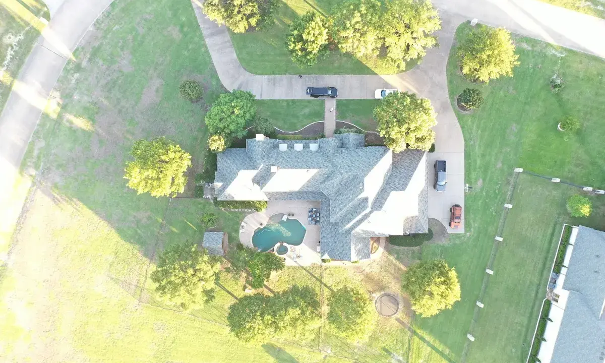 New shingle roof installation on a home in Lucas